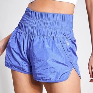 Free people the way home shorts purple blue